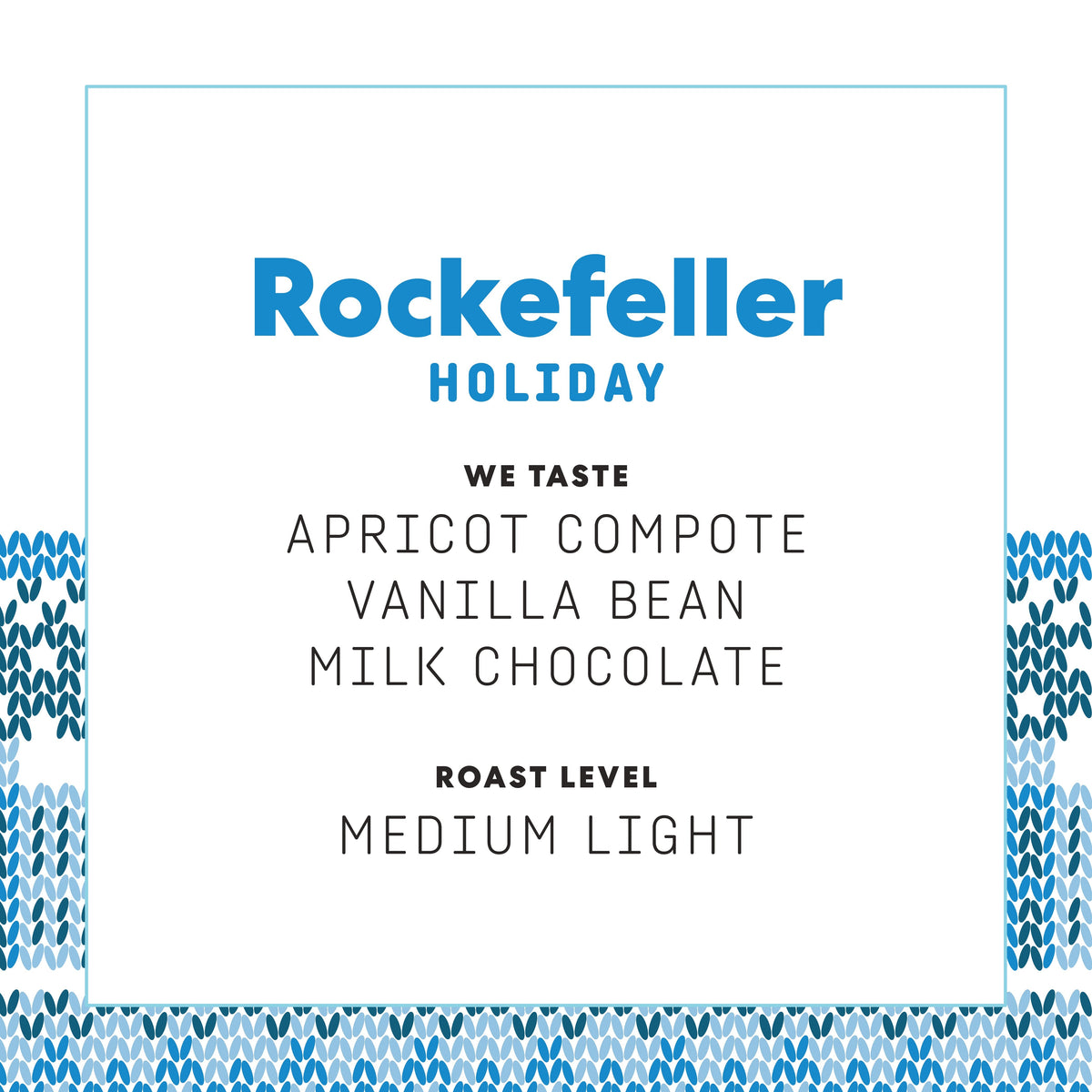 Rockefeller Holiday Coffee 2025 12oz Whole Bean