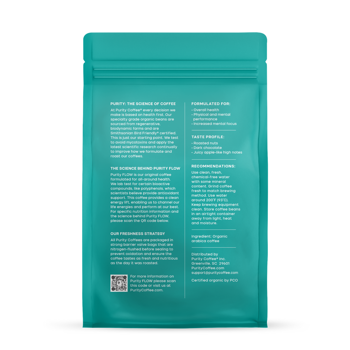 FLOW Original Medium Roast Whole Bean Coffee