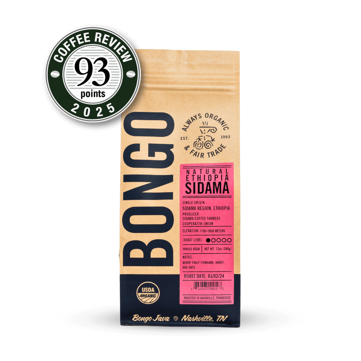 Natural Ethiopia Sidama Specialty Coffee